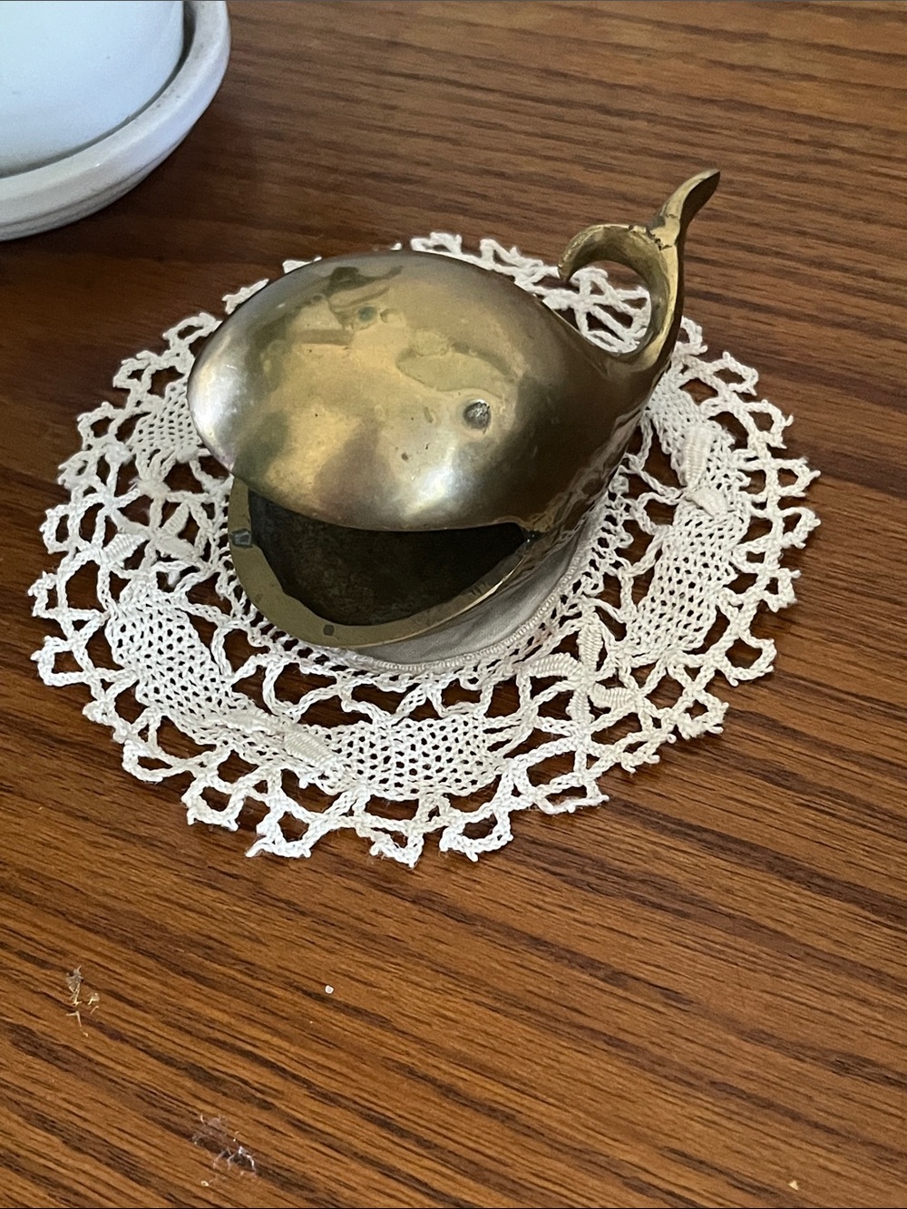 Brass smiling Whale Decorative Trinket Dish - planter
